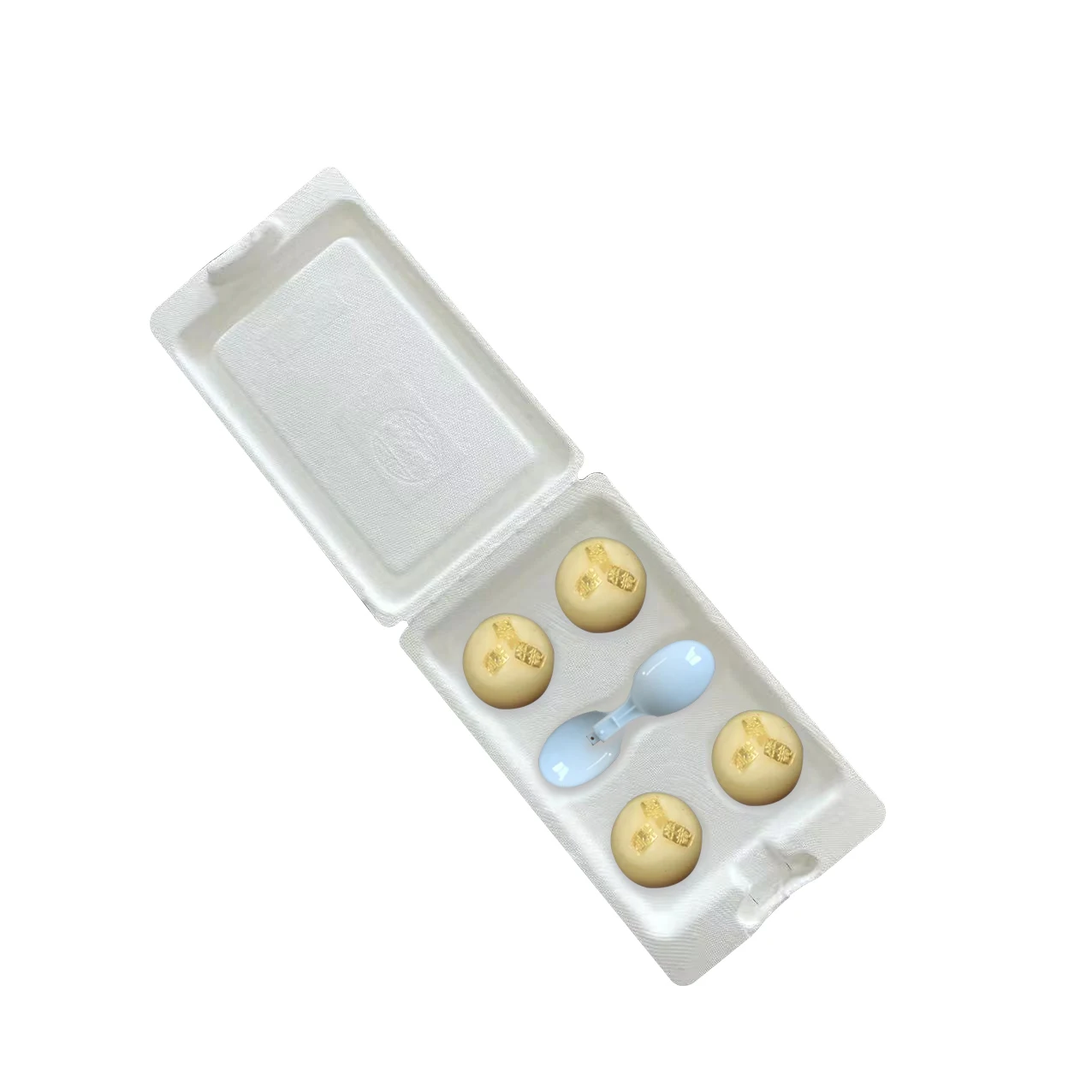 Hot Sale Disposable Sugarcane Bagasse Molded Fiber Pulp Chocolate Packaging Food Packing Inner Paper Tray