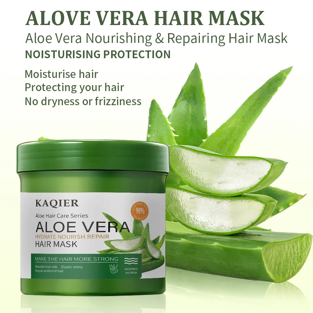 Aloe Vera Hair Mask Treatments Smooth Keratin Hair Mask Healthy Hair Product for Professional Salon