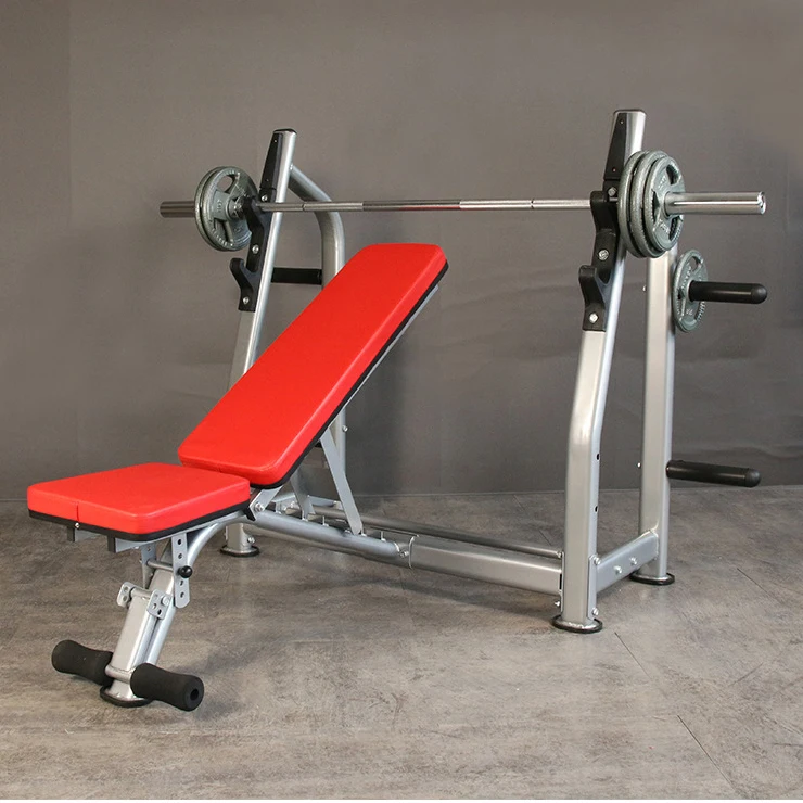 Gym weight training multifunctional adjustable frame fixed weight bench press