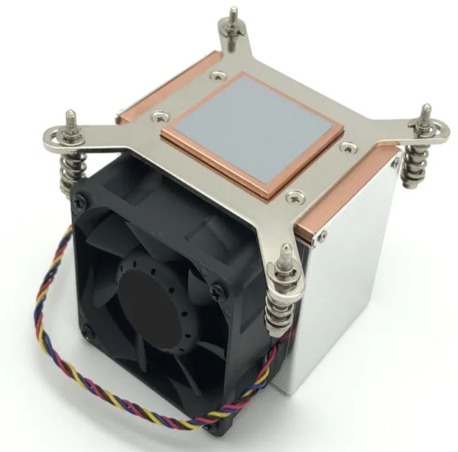 Biboog 1U Copper Skving fin CPU cooler
