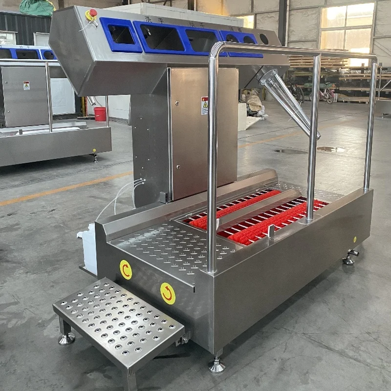 personal Hygiene Automatic Boot Washer Boot Sole Cleaning Machine For Hygiene Cleaning Station