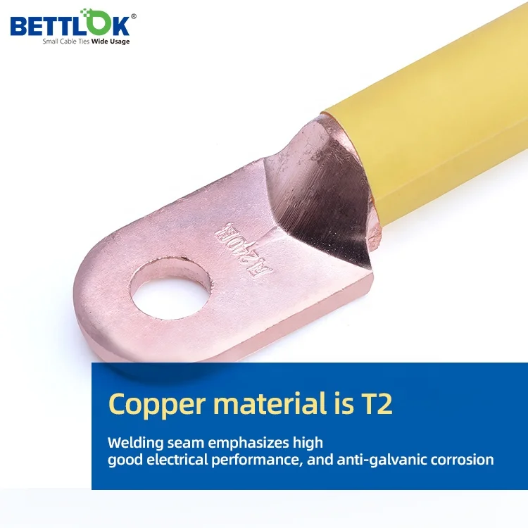 Bettlok Copper tube SC automotive terminals non-Insulated cable lug connectors terminals