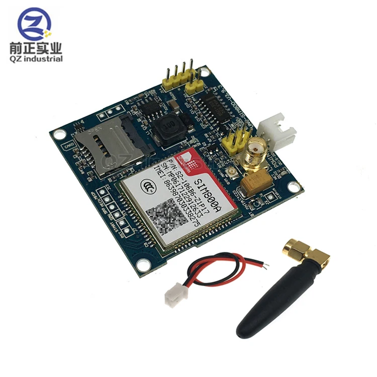 Комплект беспроводного удлинителя QZ SIM800A, модуль GSM GPRS, плата STM32 с антенной, замена SIM900A