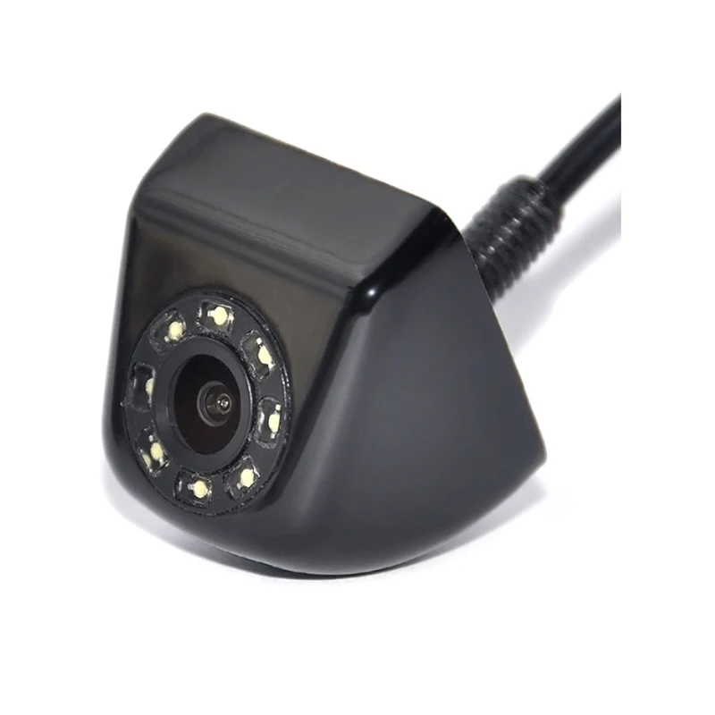 8 Lights 170 Degree Wide Angle Auto Parking Cameras For Connecting Dash Cam Back Up Rear View Camera Reverse Car Camera