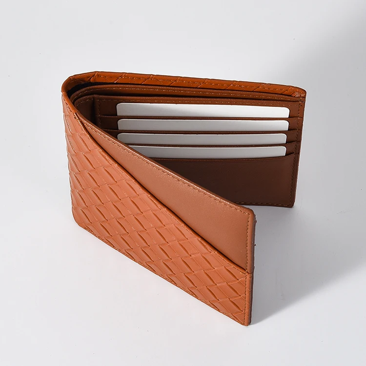 Factory Suppliers Carbon Fibers Leather Slim Carteras Men Wallet Rfid Card Credit Card Money Clips Luxury Wallet Leather Wallets