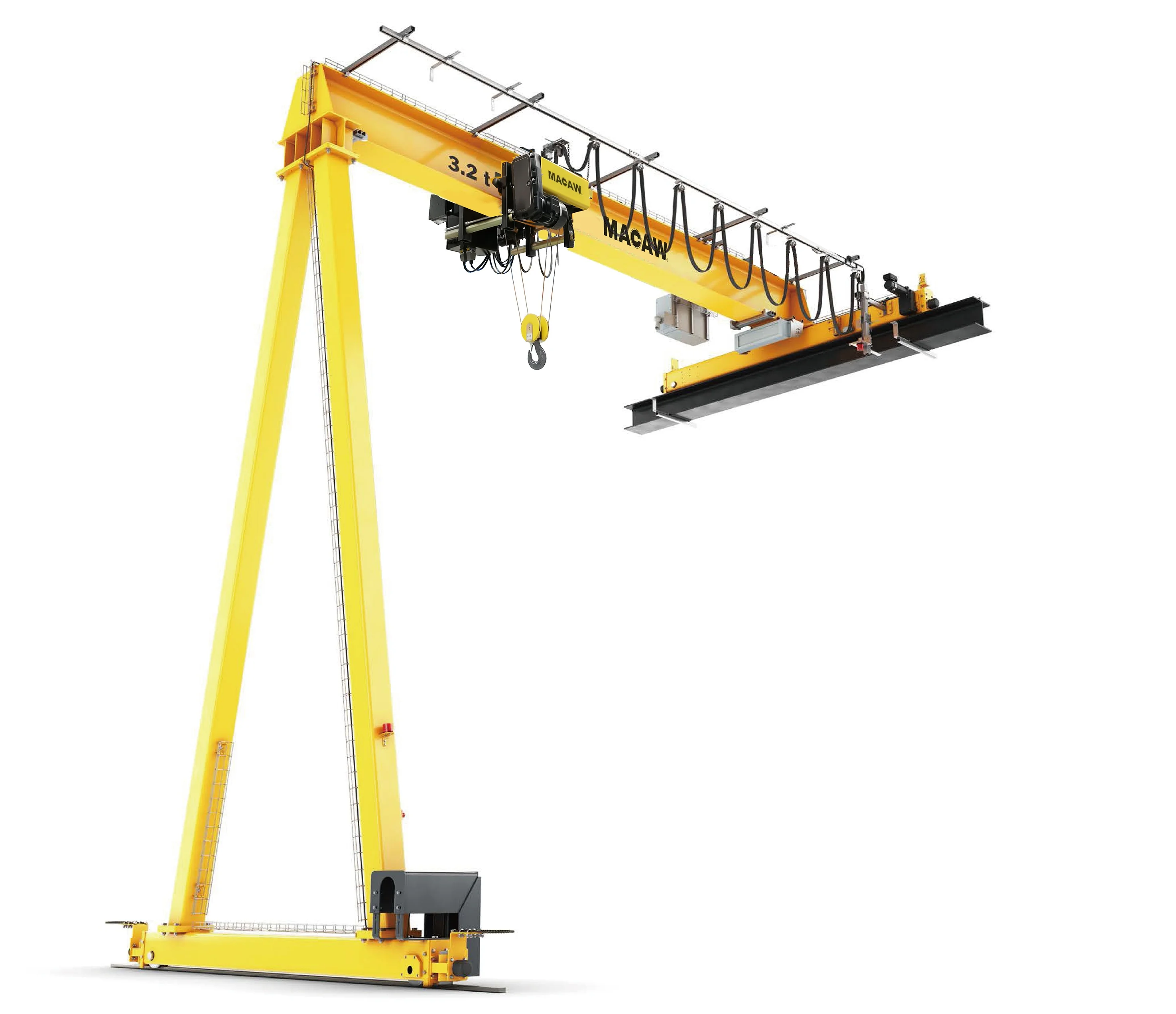 China Factory Heavy duty  wireless  radio control Electrical  goliath Semi  gantry Crane 10 ton 5 ton 3 ton 220V 440V 460V