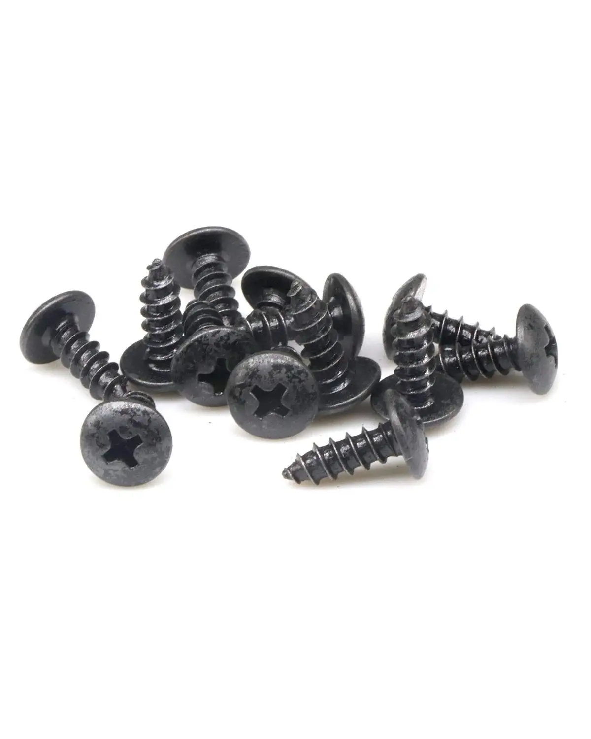 
 Самонарезающий винт с головой горла Черный фосфатный саморезный винт ДСП  