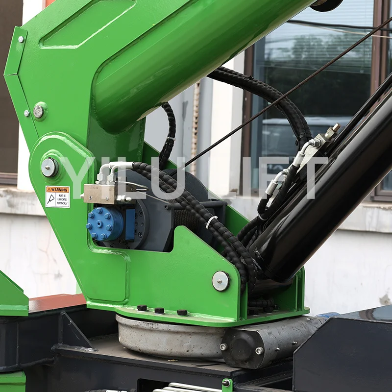 Small Spider Crane Crawler Diesel Spider Crane with Basket jib Flying
