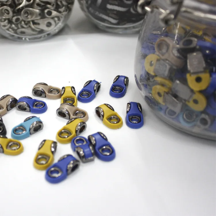 Colorful Zinc Alloy Metal Speed Shoe Lace Hook / Shoes Eyelets And Hooks For Climbing Boot