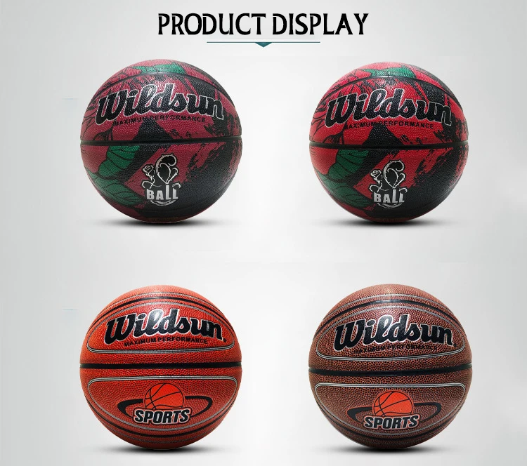 Freestyle 2022 PU  Durable factory  adult game  basketball  outdoor cement floor size 7 student wear-resistant basketball