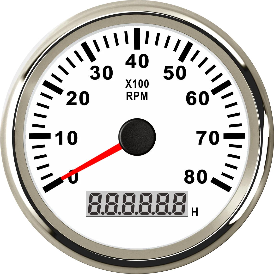 85mm Electrical Car Truck RPM Tachometer With Hour Meter 8000RPM with factoy price