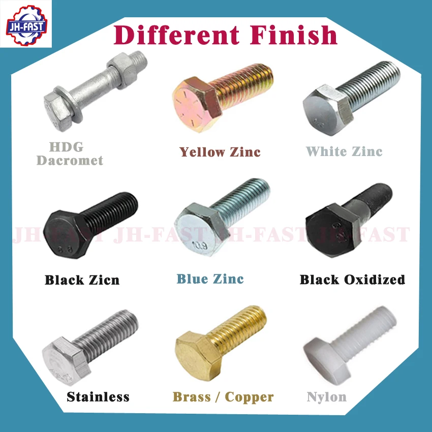 Din 931 full half threaded long hex bolt din931 933 brass stainless carbon steel din933 M5 M6 M8 to M64 hexagon hex head bolts