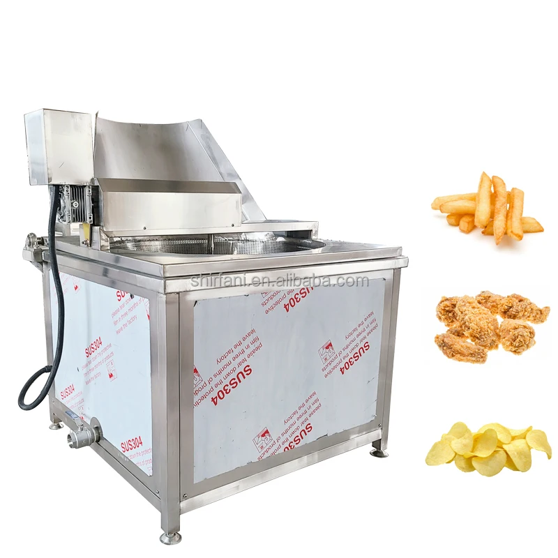 Industrial deep frying machine equipment batch fryer gas electric continuous belt fryer frying machine for food