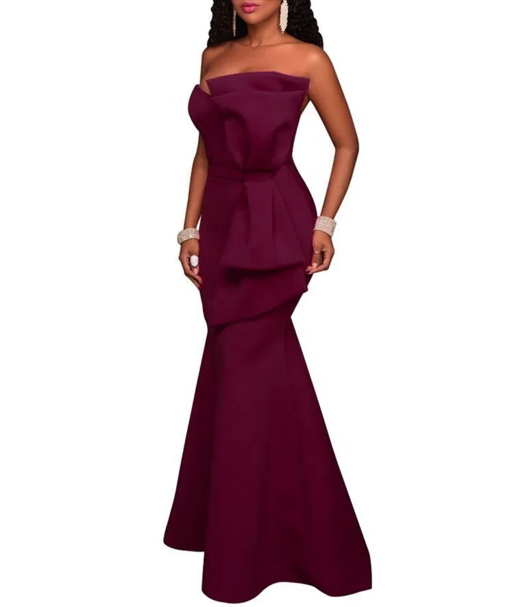 
Elegent Western Long Evening Dresses Ladies Party Wear Gown For Girls 