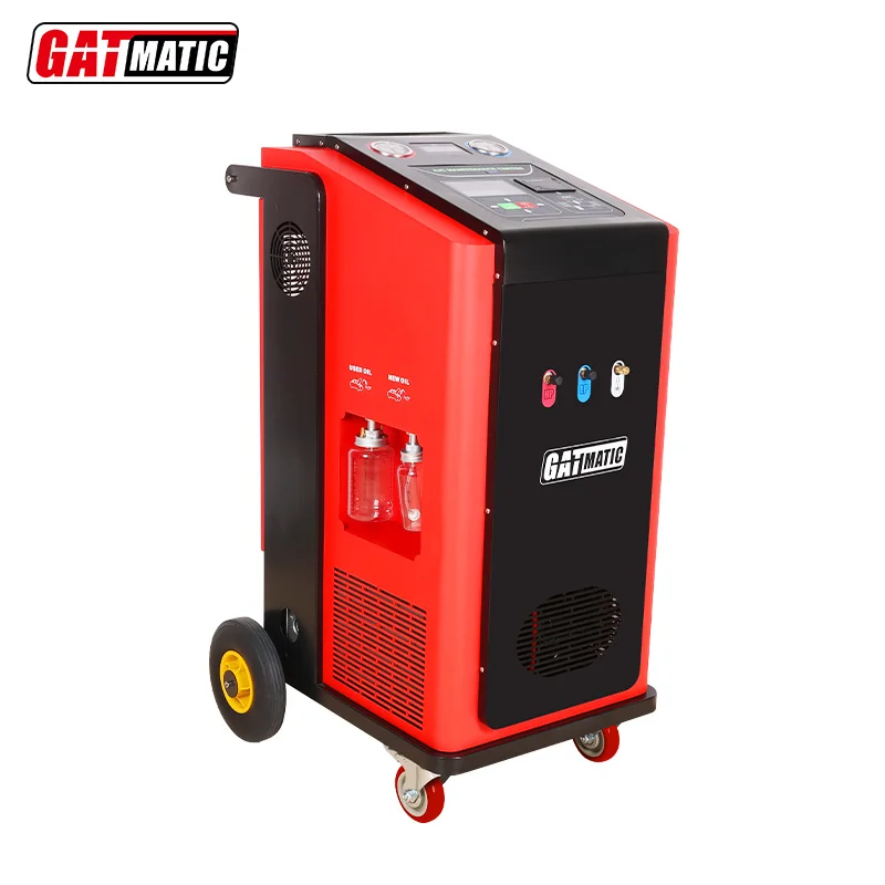 Wholesale Car AC Recharge Recharging Refrigerant Gas Service Station Fully Auto Recovery And Refregirating Machine