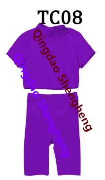 Custom Logo Pattern Solid Color Mommy and Me Outfit 2 Pieces Biker Shorts Set