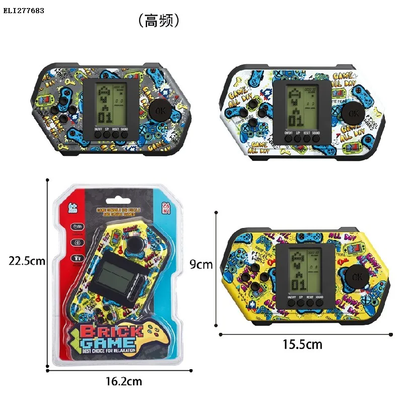 2025 Newest Mini game machine key chain pocket game network red retro childhood memories game