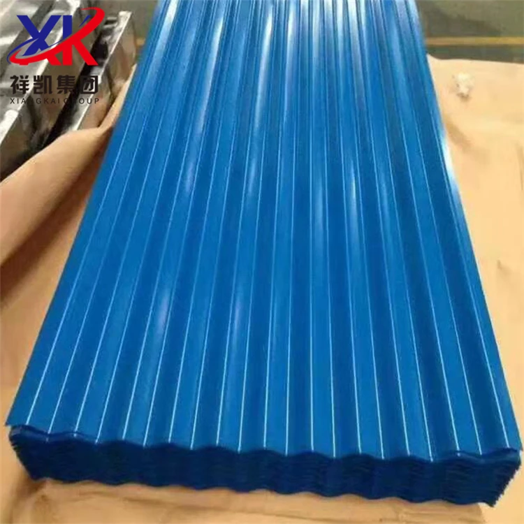 Good Price G350 720mm Width Zinc 70g Hot Dip Colored Corrugated Sheet For Building