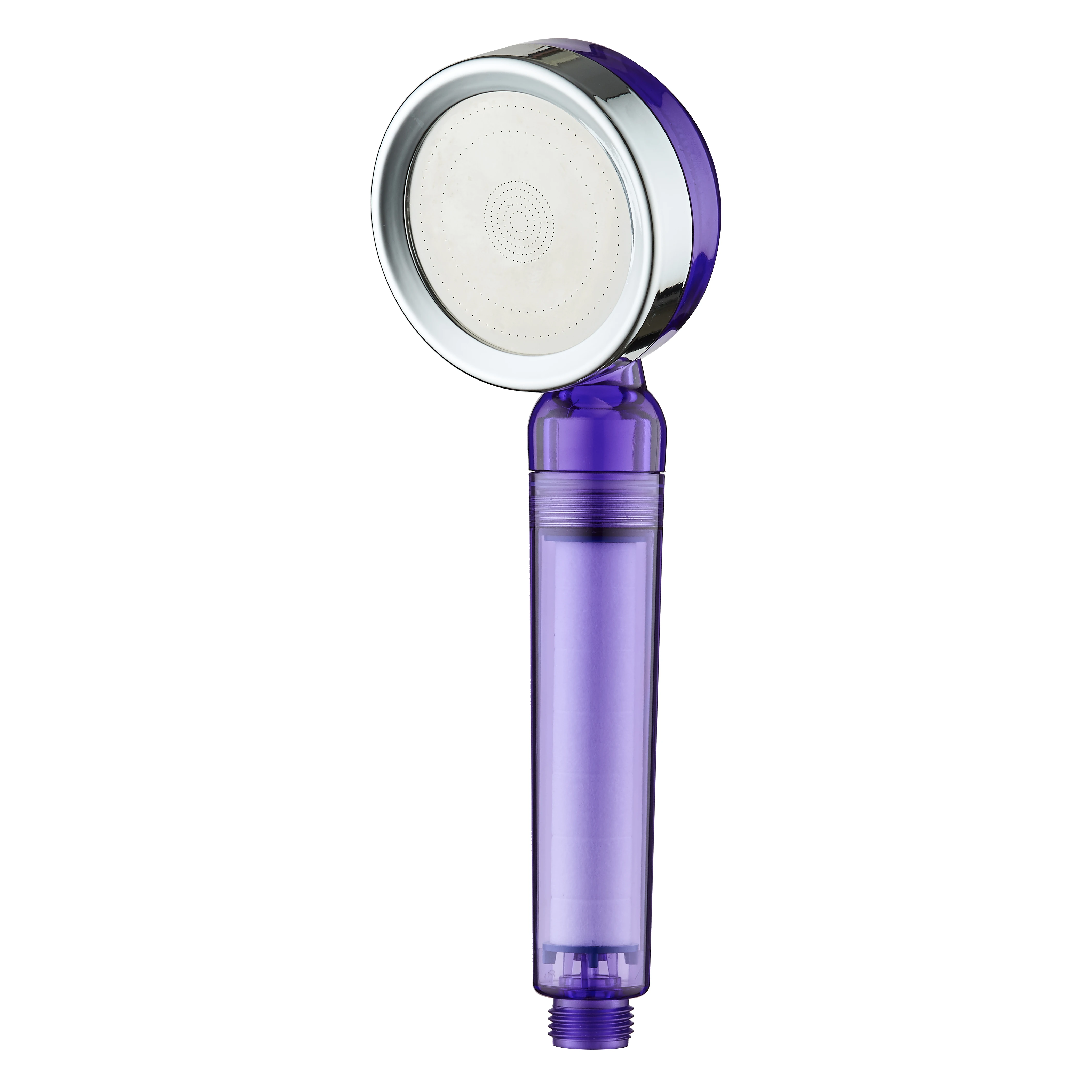 single function high pressure water saving adjustable water flow nano micro bubble shower head with pp cotton filter