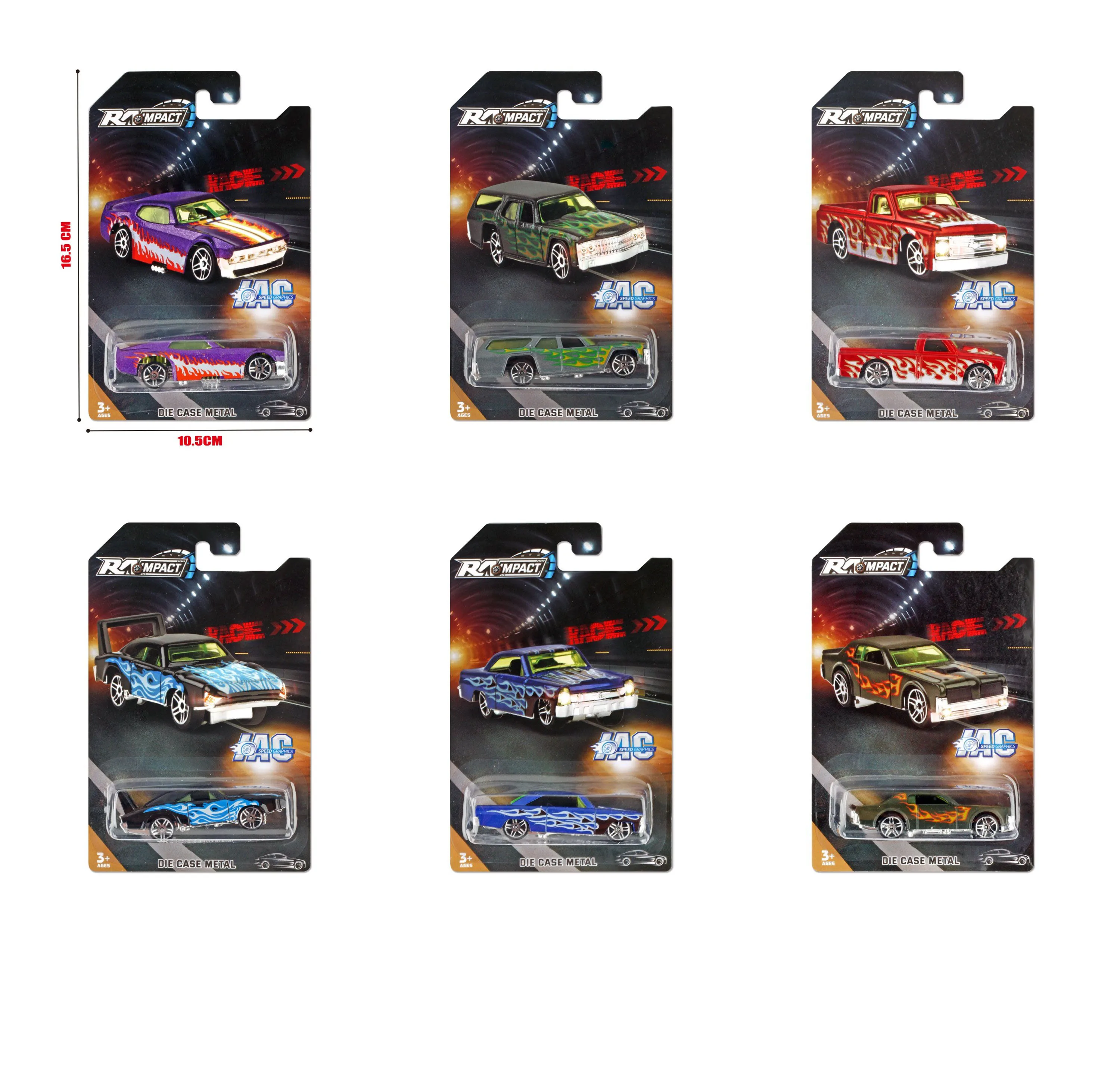 Wholesale 1:64 Scale Die Cast Car Blister Car Alloy Toy Model Car