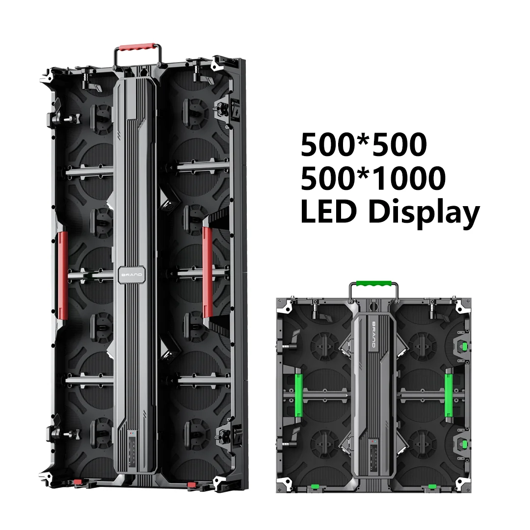 500x1000mm Indoor Outdoor Giant Stage Background Led Video Wall P2.6 P3.91 P4.81 Seamless Splicing Rental Led Display Screen