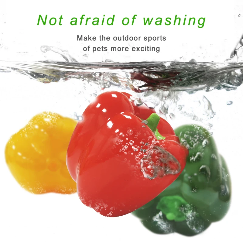 Thinkpet 24 Years Professional Manufacturer Squeaky Vinyl  Pepper & Chili Vinyl Dog Toys for Pets