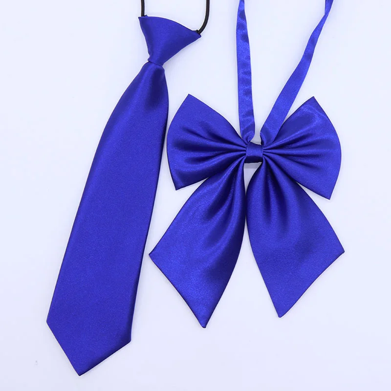 Solid color tie bow tie kindergarten primary school girls bow tie class uniform