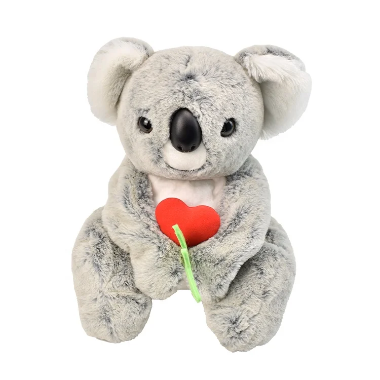 Недорогие милые плюшевые игрушки Koala с логотипом на заказ, детские плюшевые игрушки Koala, оптовая продажа