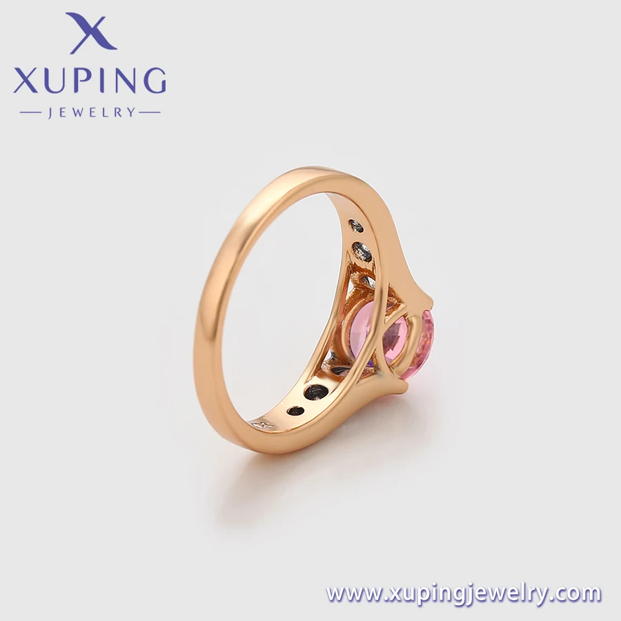 S00041194 XUPING ювелирные изделия 18K золотого цвета модные роскошные элегантные украшения с украшением из страз кольцо для женщин