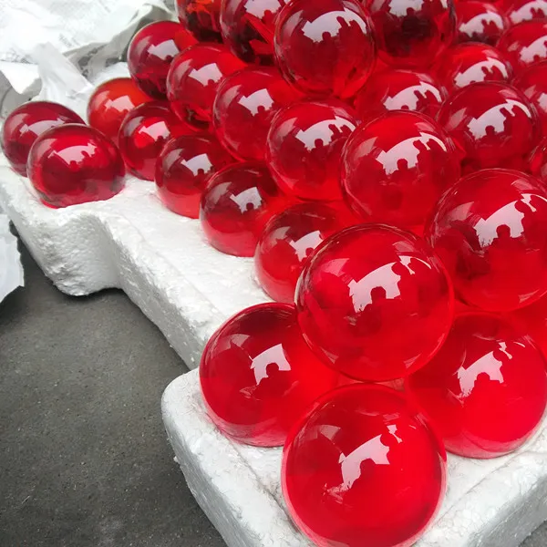 Safe Packing 3-300 mm Colorful Fengshui Performance Pink Purple Black Clear Large for Sale Custom Glass Magic Crystal Ball