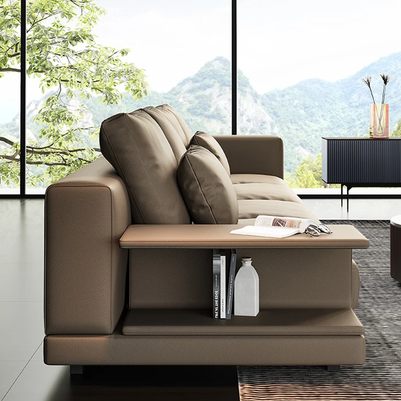 2023 set designs sofa modern genuine leather Minotti Connery sofa U I L shape sectional furniture sofa modern for homeluxury