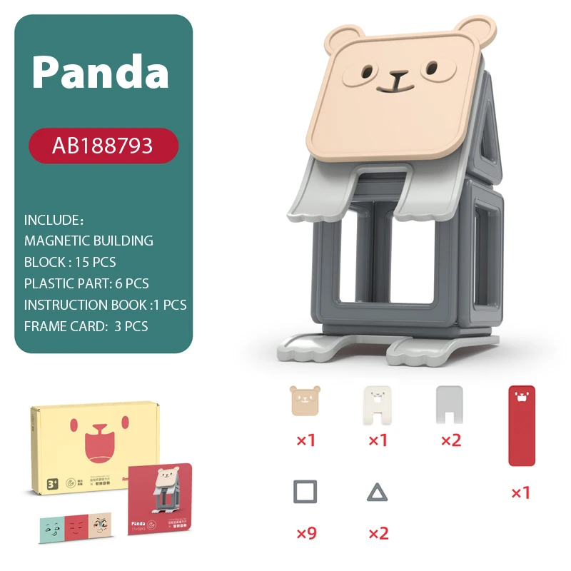 Amazon Top sell Magnetic building blocks Tiles constructor Toys For Children