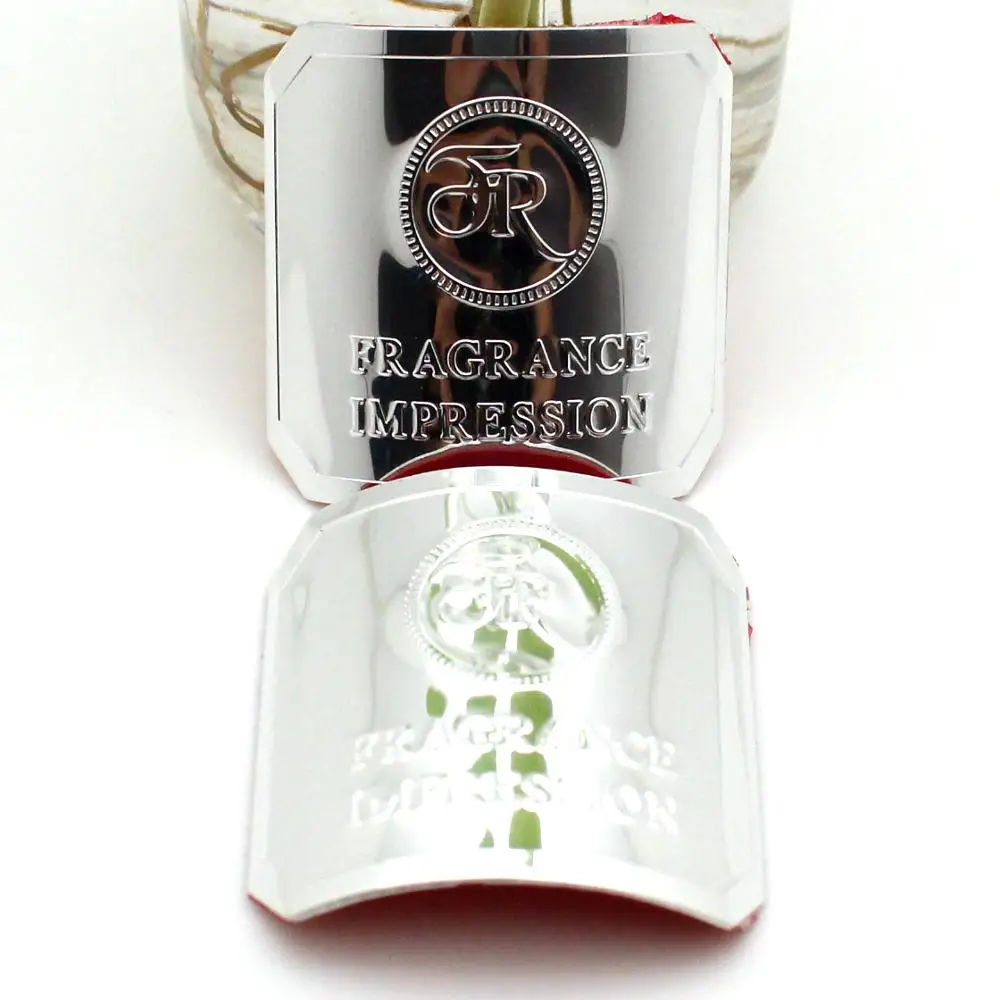 
oem printed custom logo metal stickers online embossed aluminium wine bottle label 