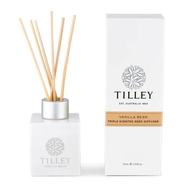 100ml Aromatherapy Home  Fragrance White Glass Reed Diffuser
