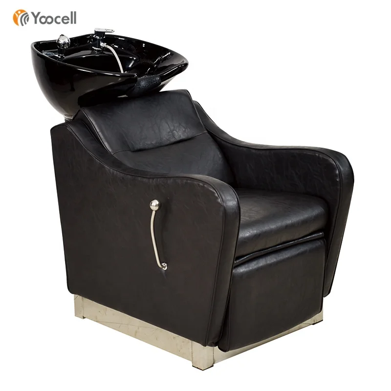 Yoocell Popular furniture lay down washing salon shampoo chair salon shampoo bed for beauty shop