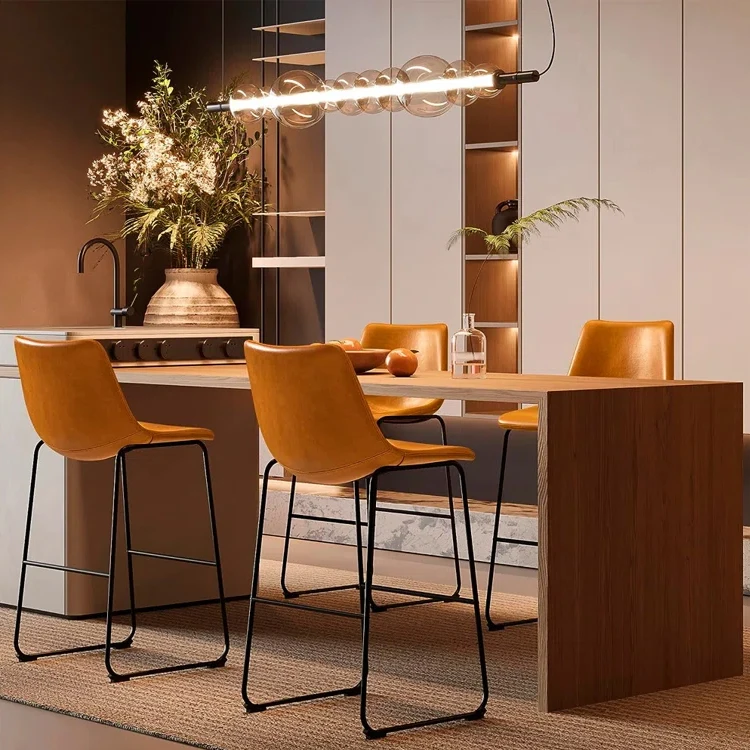 Modern Commercial Coffee Bar Chair Kitchen Bar Stools Chair Counter Height Bar Chair