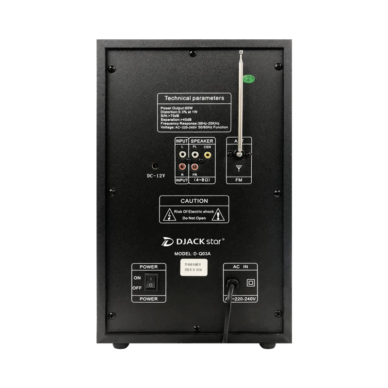 DJACK STAR D-Q03A  waterproof Outdoor haut parleur Boombox Sub woofer