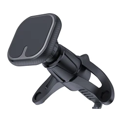 New Design Car Air Vent Phone Holder Universal Mobile Phone Magnetic magnet Holder Car Phone Mount with metal Clip