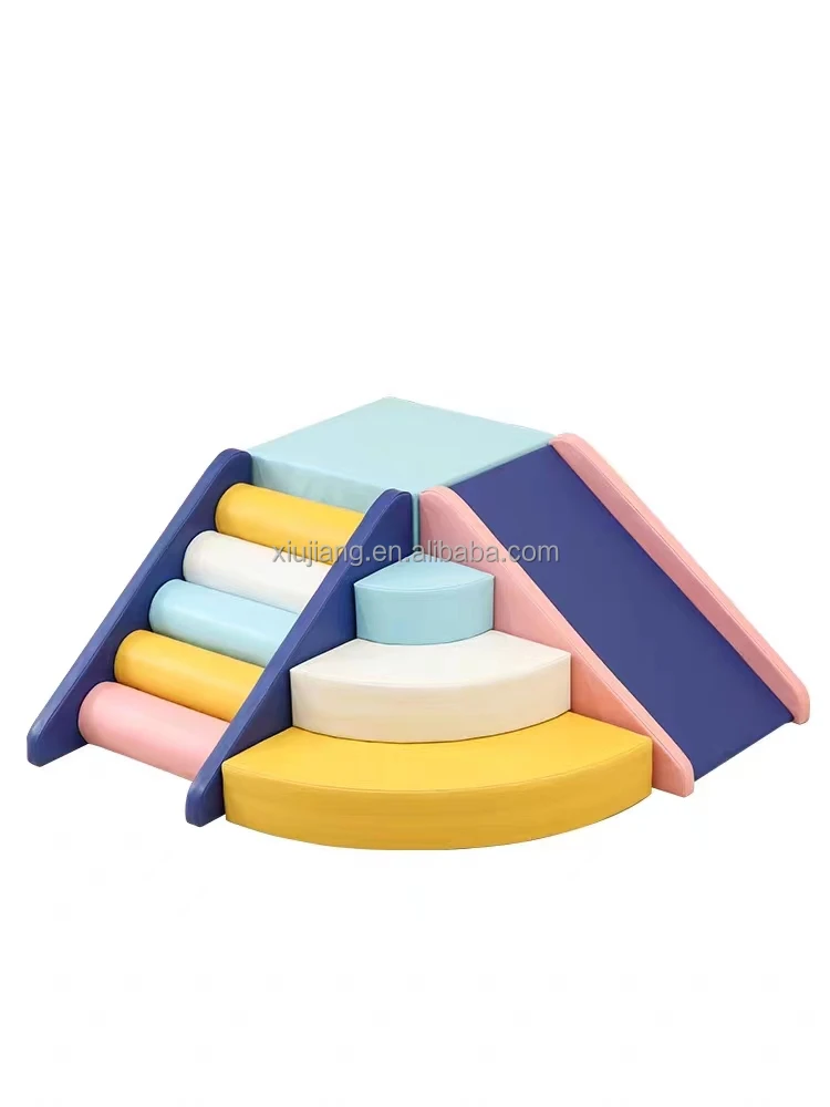 Sweet Color Themed Naughty Castle Kids Sports Playground Indoor Play Center  Slide Ball Pit Balls soft play indoor playground