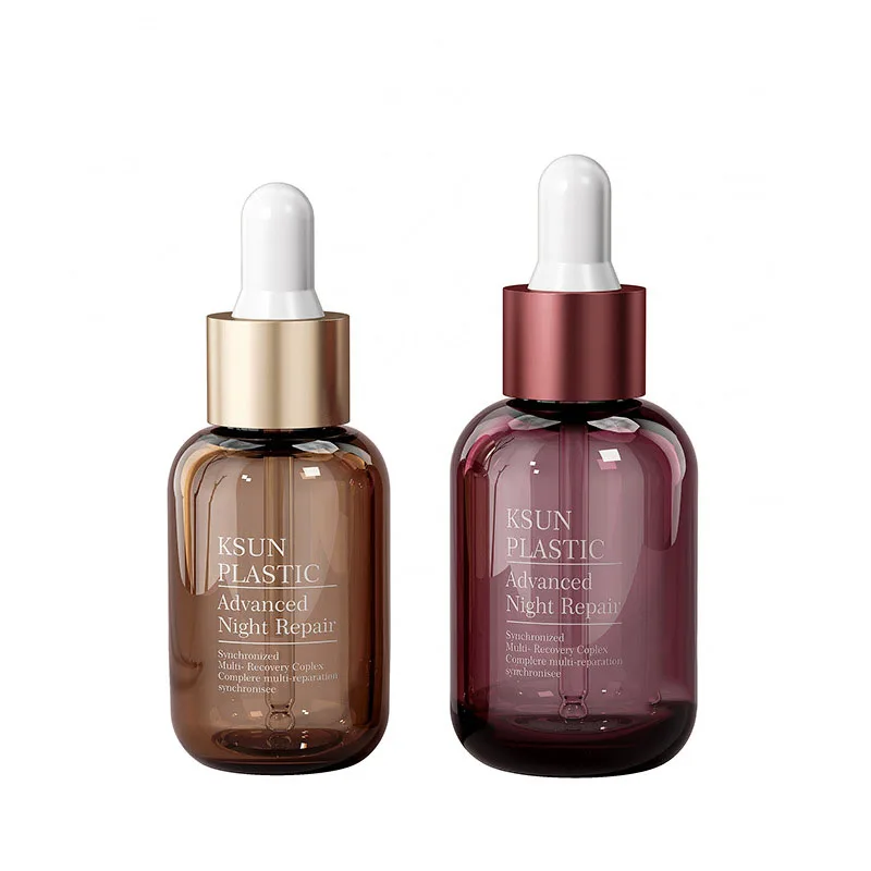 Luxury Products Skin Care Premium Cosmetic Hair Serum Plastic Oil 50ml 30ml Dropper Bottle Pipette Bottles BJ27