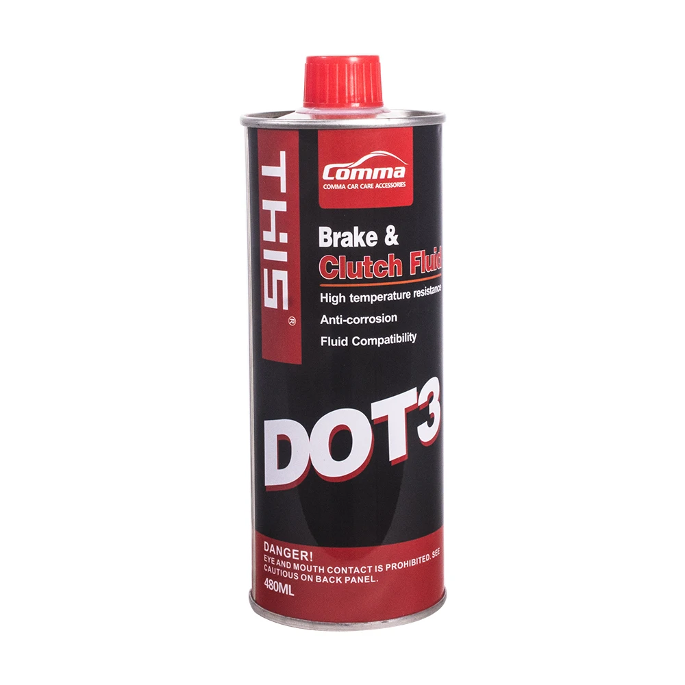 Brake Fluid Plastic Bottle/Iron Can Heavy Duty Hydraulic Car DOT 3