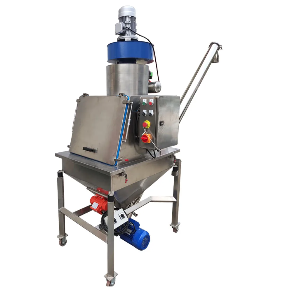 Factory Vibrating Hopper Inclined Screw Conveyor / Auger Feeding Machine