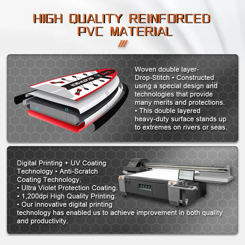 Skatinger china manufacture 14 feet paddleboard sup racing sub board surfboard for sale