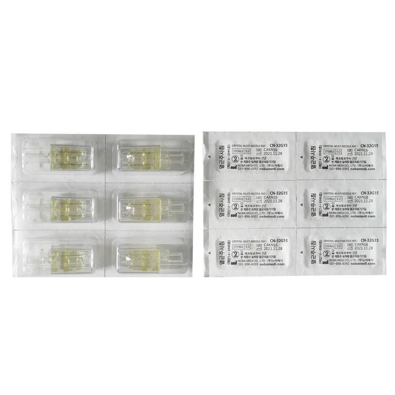 Korea hottest selling crystal multi needle 5 pins For Face Mesotherapy Injections To Anti Wrinkles