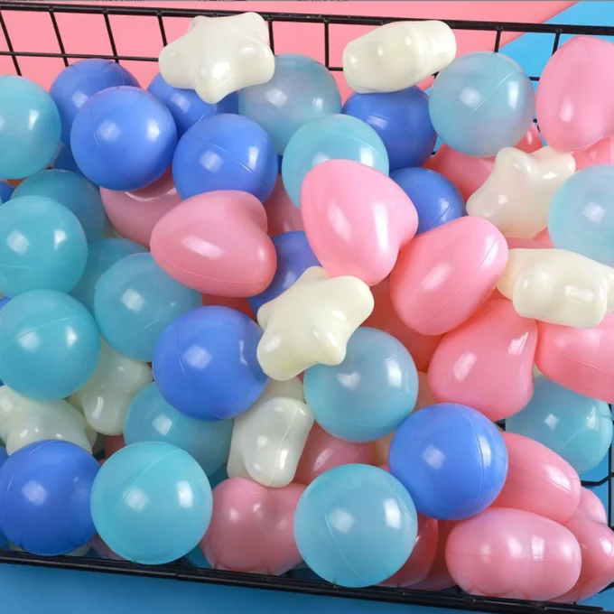 Hot selling pit ball ocean plastic elastic crystal balls manufacture pool.inflatable slide and castle bouncy