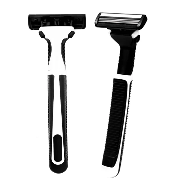 Triple 3 three blade razor with stainless steel shaving razor blade shaveing razor easy to replace the cartridge