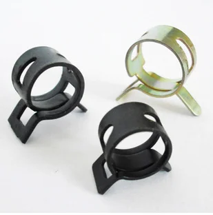 Stainless steel plated zinc car spring lock pipe hose clamp