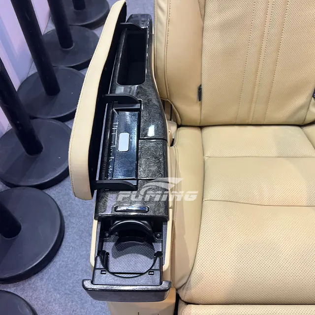 Оригинальные кожаные авиационные сиденья ALPHARD для бизнес-автомобилей с удобной кнопкой управления регулируемой модификацией интерьера