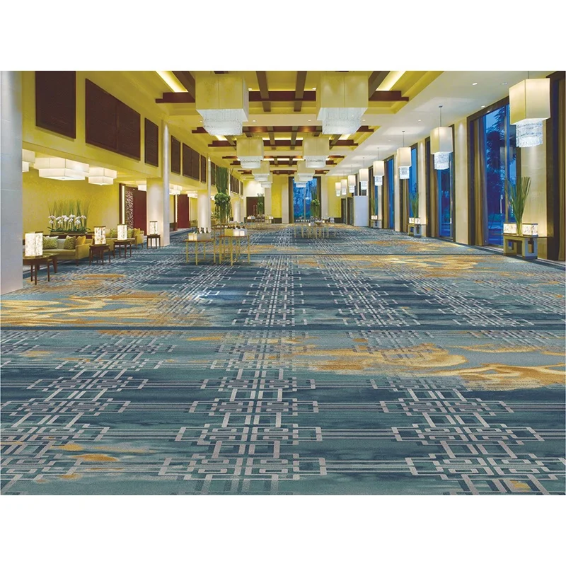Haima carpet classical wall to wall carpet luxury hotel decoration lobby hall axminster carpet