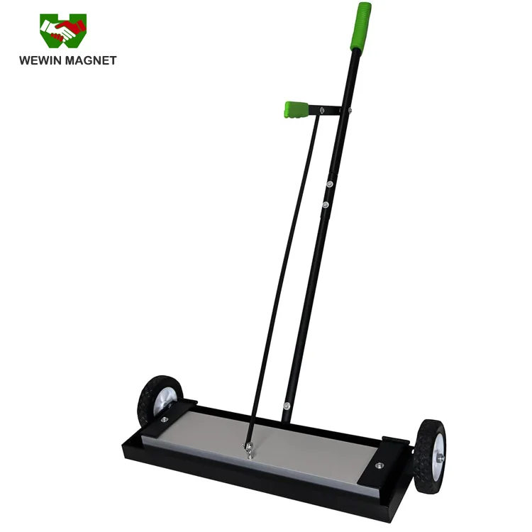 WEWIN Heavy Duty Magnetic Sweeper 18 24 36 Inches Cleaning Floor Sweeper